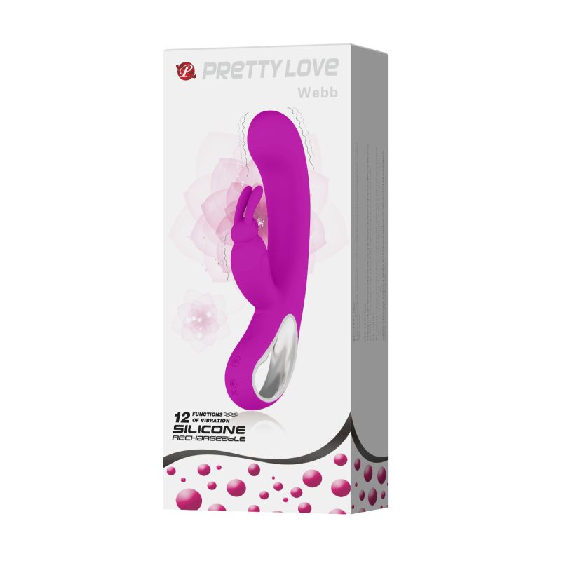 Webb Rabbit Vibrator (Purple)
