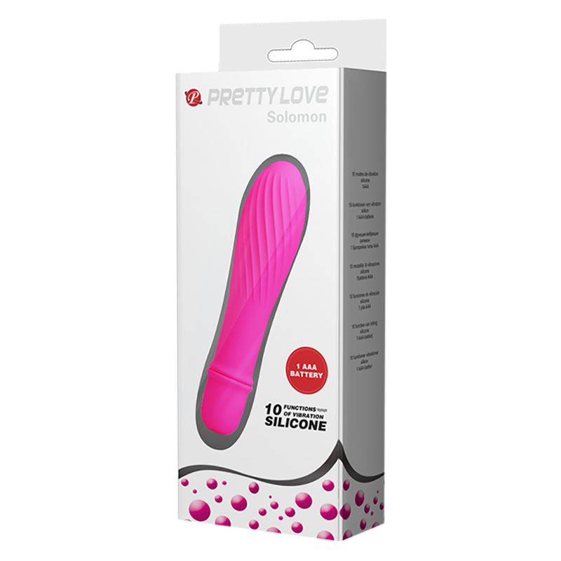Solomon Rechargeable Vibrator - Pretty Love (Dark Pink)