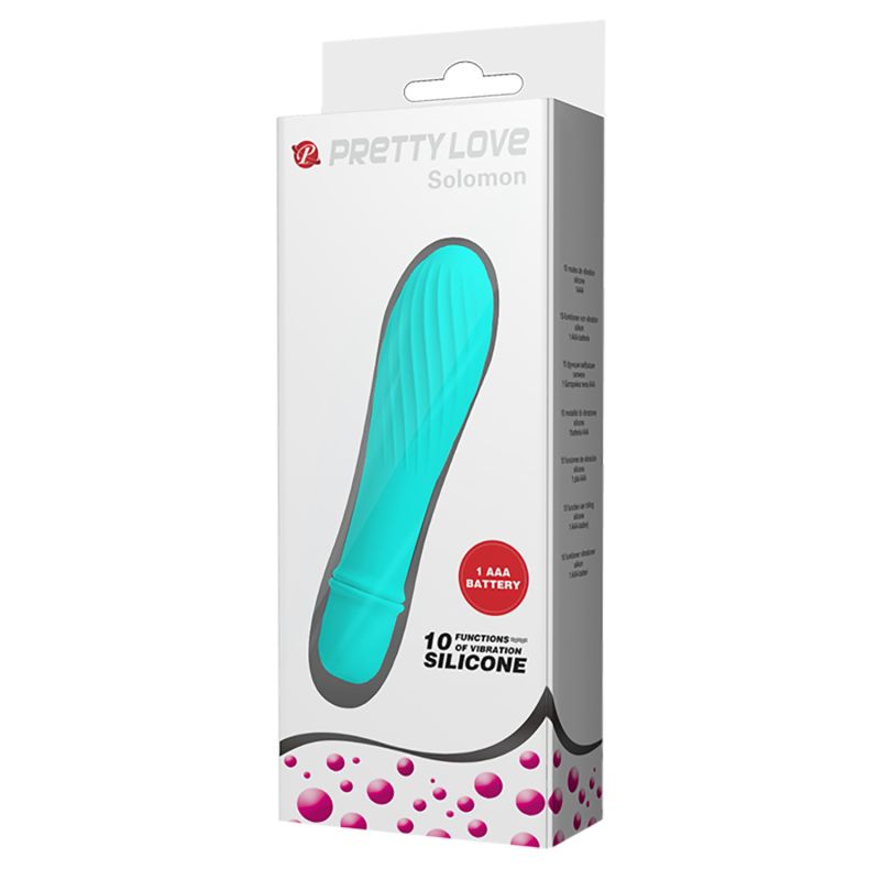 Solomon Rechargeable Vibrator - Pretty Love (Blue)