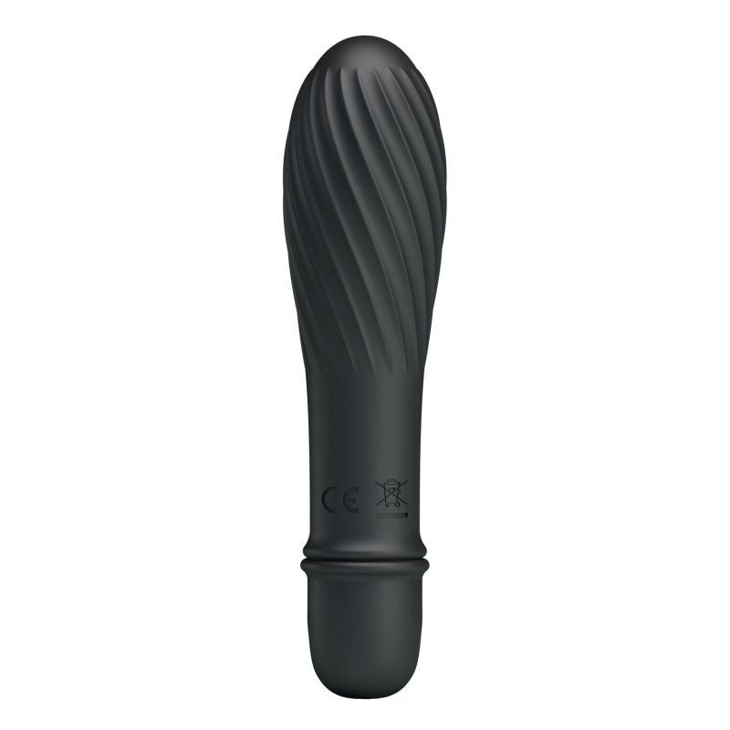 Solomon Rechargeable Vibrator - Pretty Love (Black)