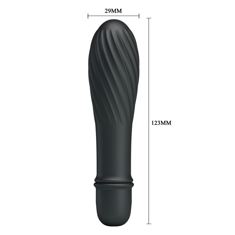 Solomon Rechargeable Vibrator - Pretty Love (Black)