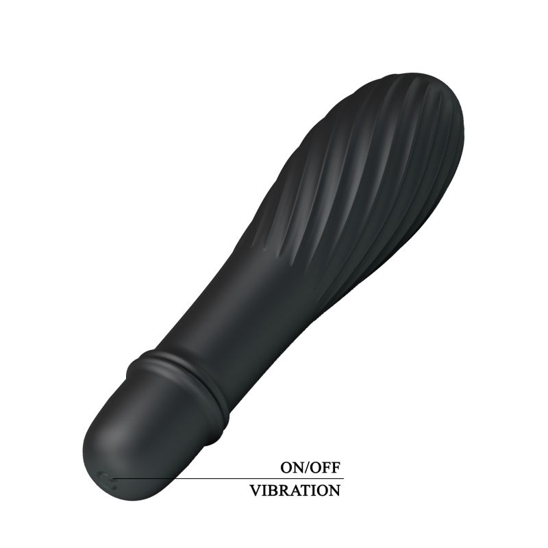 Solomon Rechargeable Vibrator - Pretty Love (Black)