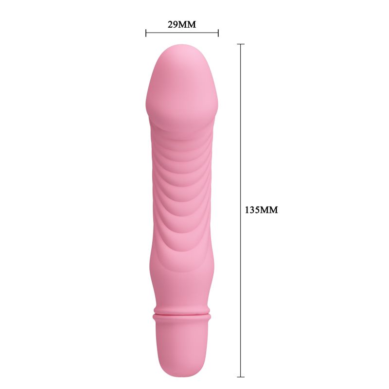 Stev Cock Shaped Vibrator (Pink)