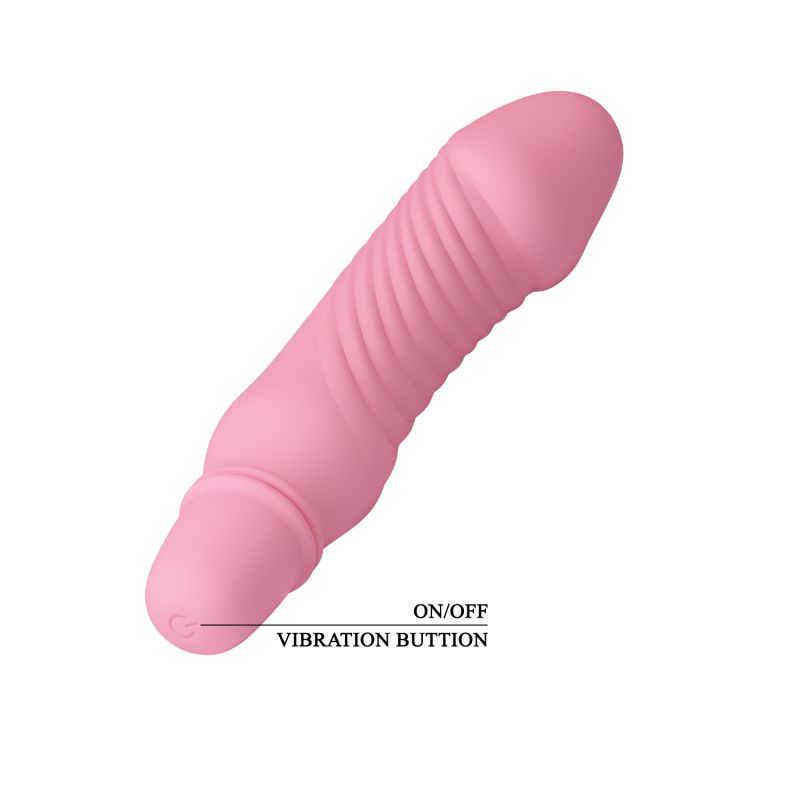 Stev Cock Shaped Vibrator (Pink)