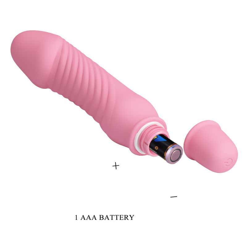 Stev Cock Shaped Vibrator (Pink)