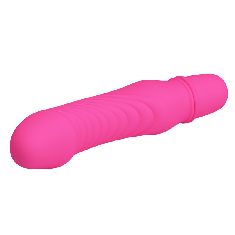 Stev Cock Shaped Vibrator (Dark Pink)