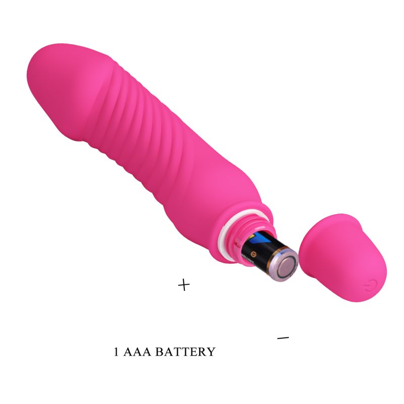 Stev Cock Shaped Vibrator (Dark Pink)