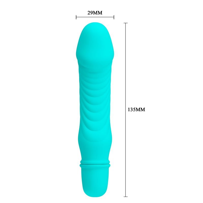 Stev Cock Shaped Vibrator (Blue)