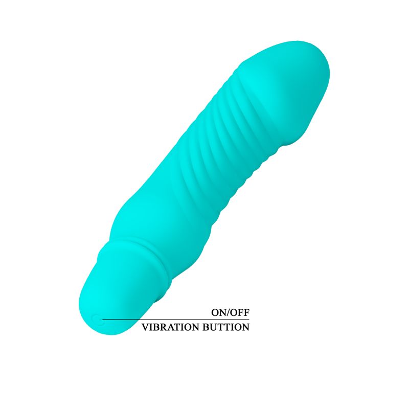 Stev Cock Shaped Vibrator (Blue)