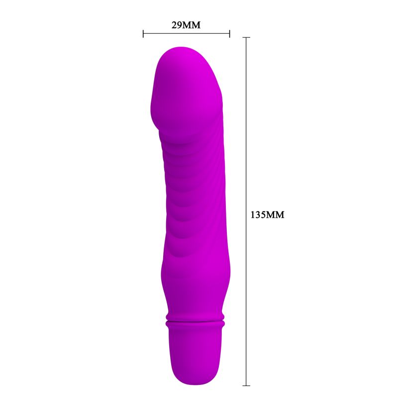 Stev Cock Shaped Vibrator (Purple)