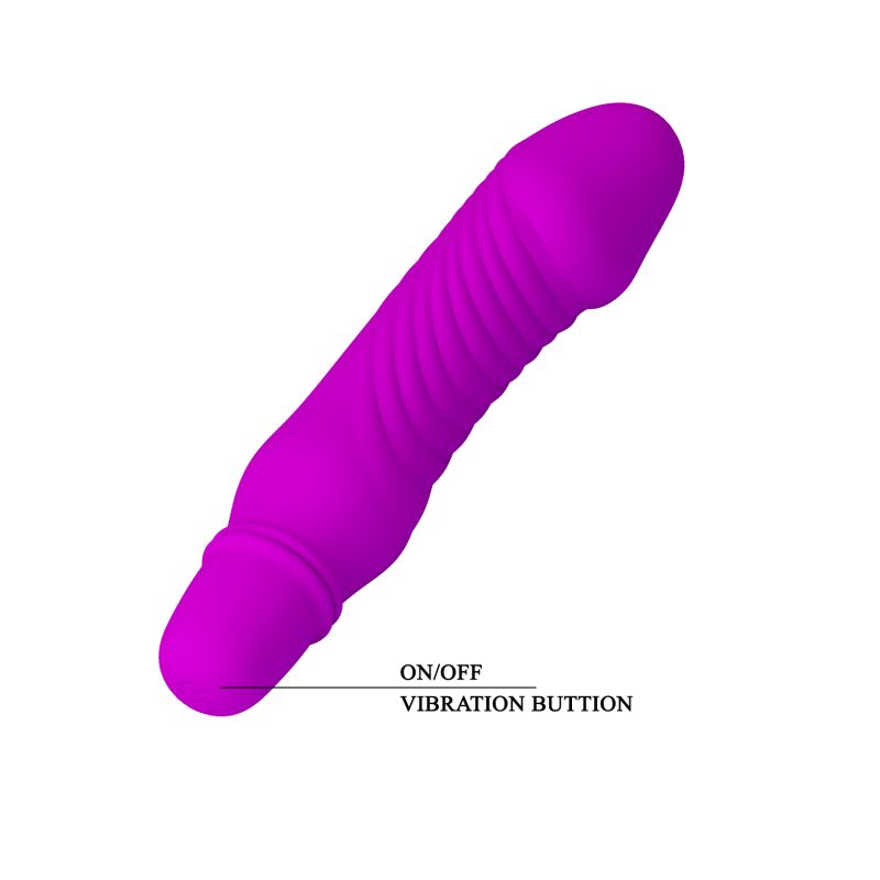 Stev Cock Shaped Vibrator (Purple)