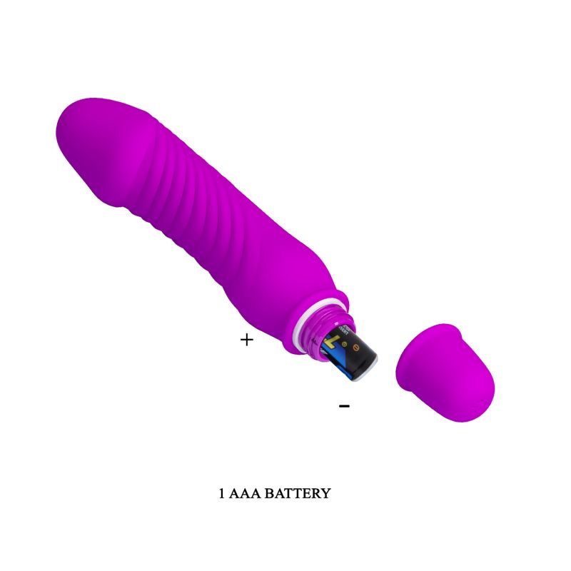 Stev Cock Shaped Vibrator (Purple)