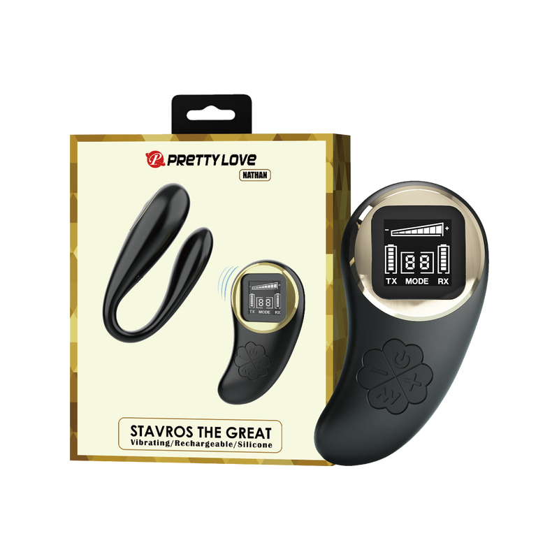 Nathan Remote Control Vibrator (Black)