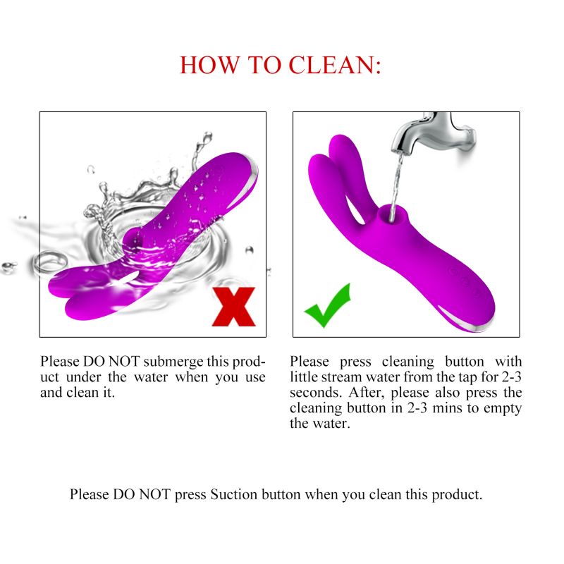 Ralap - Rechargeable Silicone Dual Action Vibrator