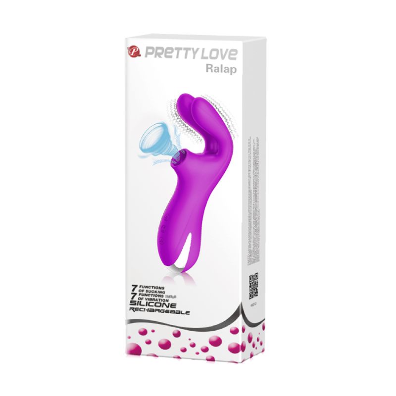 Ralap - Rechargeable Silicone Dual Action Vibrator