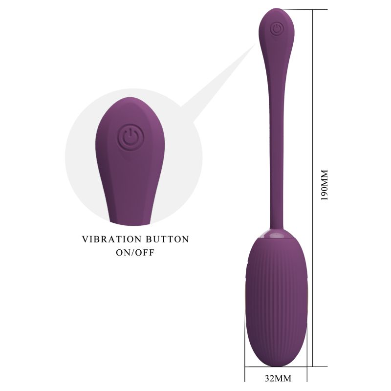 Doreen Vibrating Egg - App Control - Pretty Love (Byzantium)