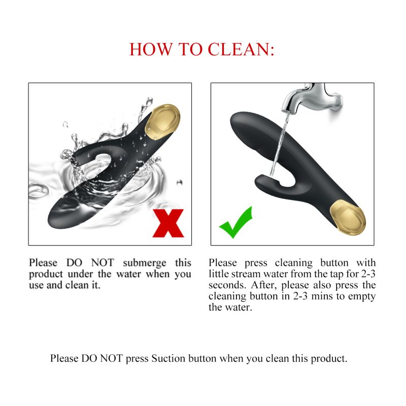 Royal Pleasure Rabbit Vibrator with Sucking Function - 18K Gold - Naughty Play - Pretty Love