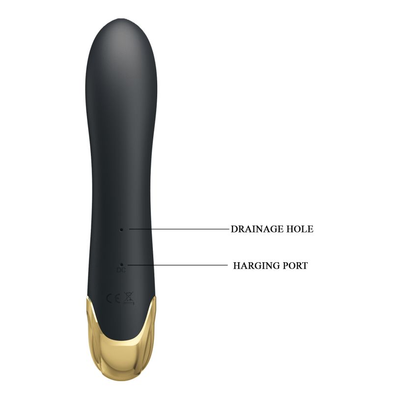 Royal Pleasure Rabbit Vibrator with Sucking Function - 18K Gold - Naughty Play - Pretty Love