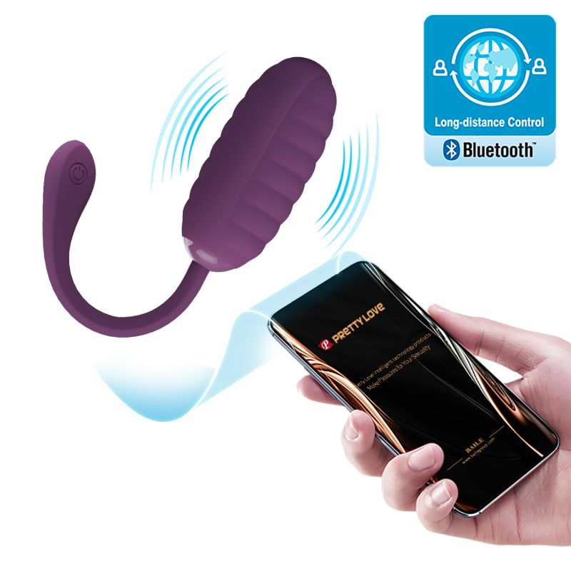 Casper Vibrating Egg - App Control - Pretty Love (Byzantium)