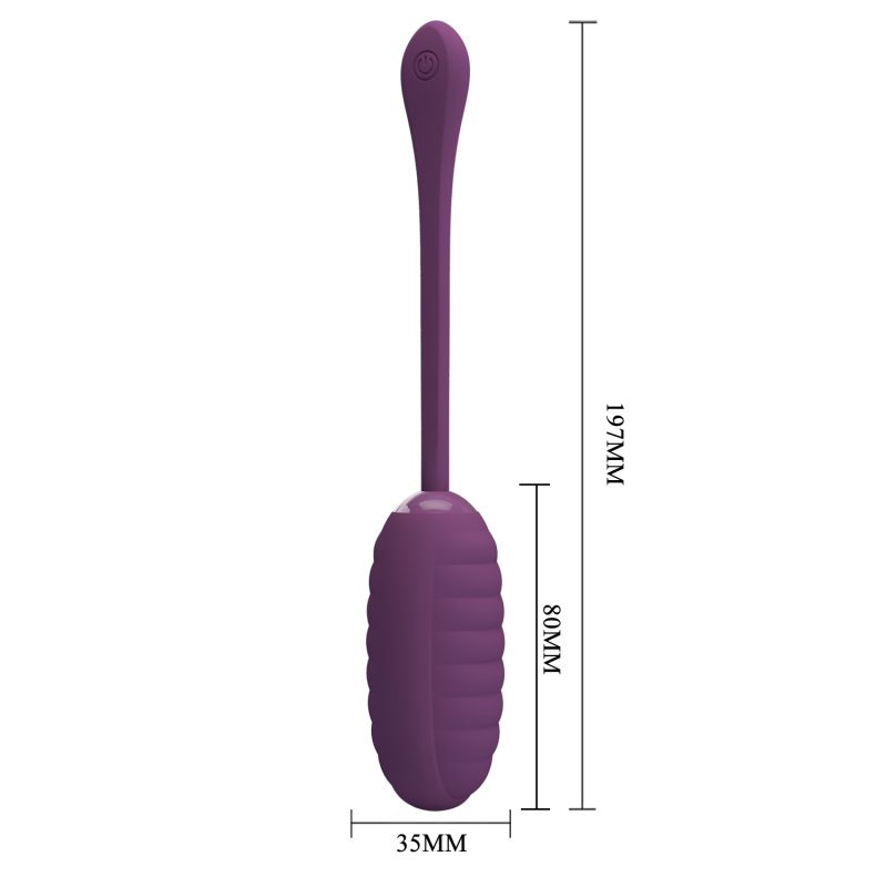 Casper Vibrating Egg - App Control - Pretty Love (Byzantium)