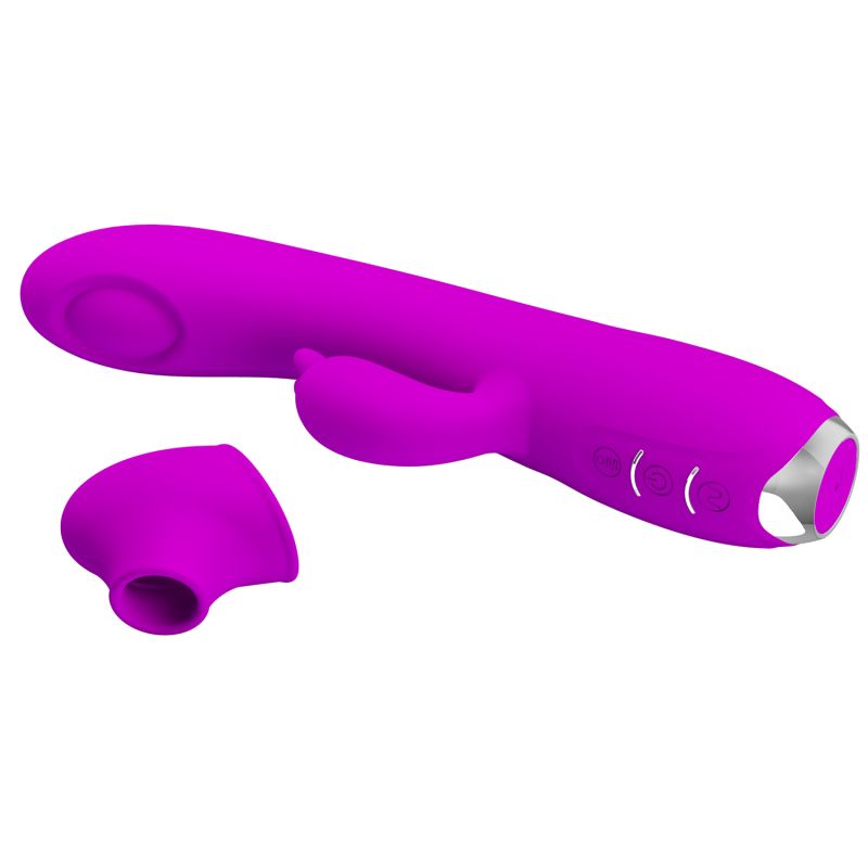 Regina Pulsating Rabbit Vibrator (Purple)