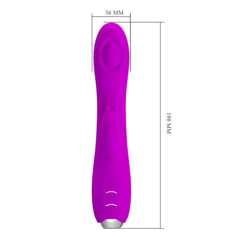Regina Pulsating Rabbit Vibrator (Purple)