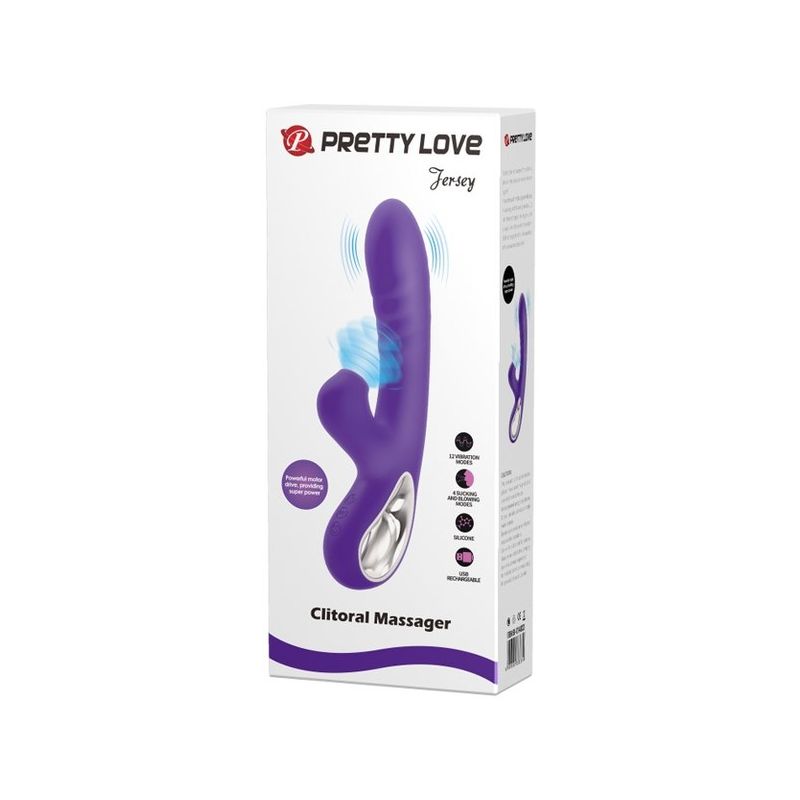 Jersey Clitoral Massager (Purple)