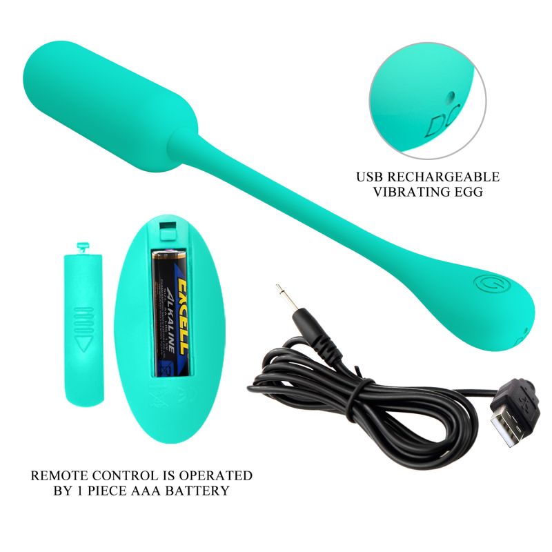 Lechies Vibrating Egg (Seafoam)