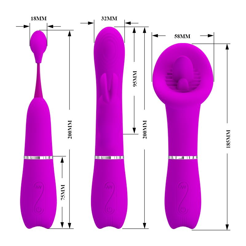 Thrill Kit - 4 Attachments - Pretty Love (Purple)