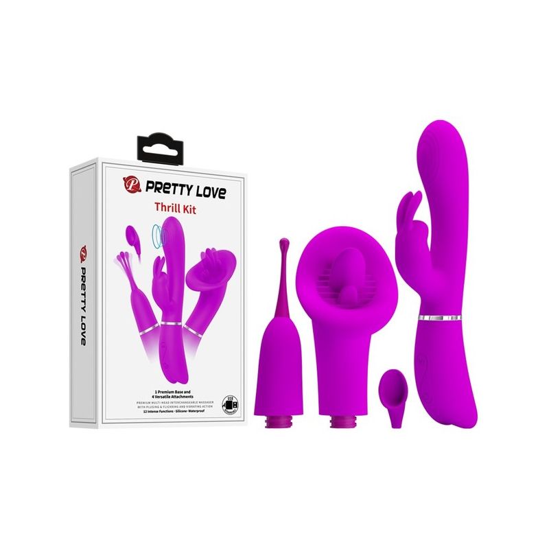 Thrill Kit - 4 Attachments - Pretty Love (Purple)