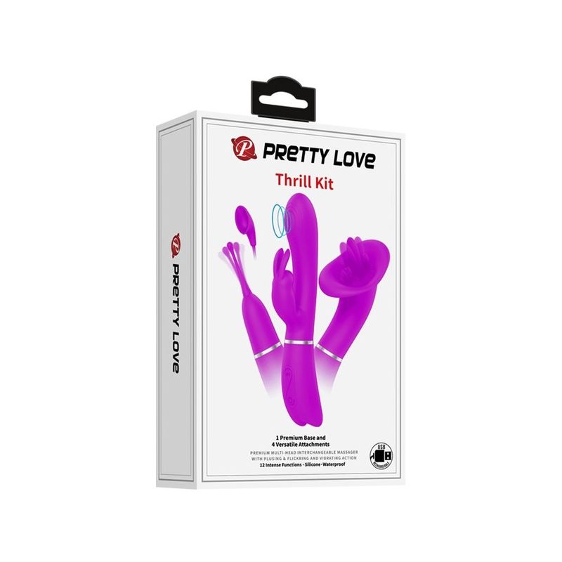 Thrill Kit - 4 Attachments - Pretty Love (Purple)