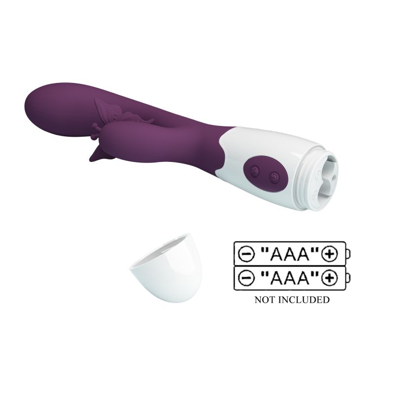 Butterfly Kiss Vibrator (Purple)