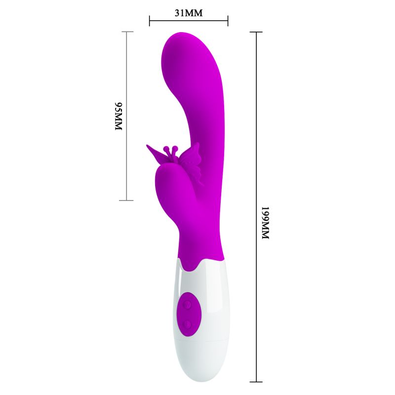 Butterfly Kiss Vibrator (Pink)