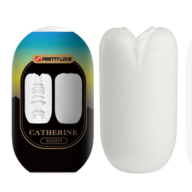 Catherine Masha Egg Masturbator (White)