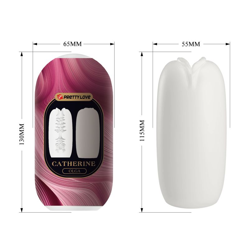 Catherine Olga Egg Masturbator (White)
