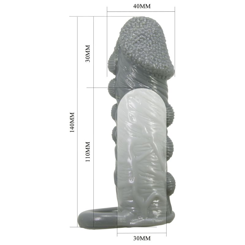 Realistic Penis Sleeve - A (Dark Skin Tone)