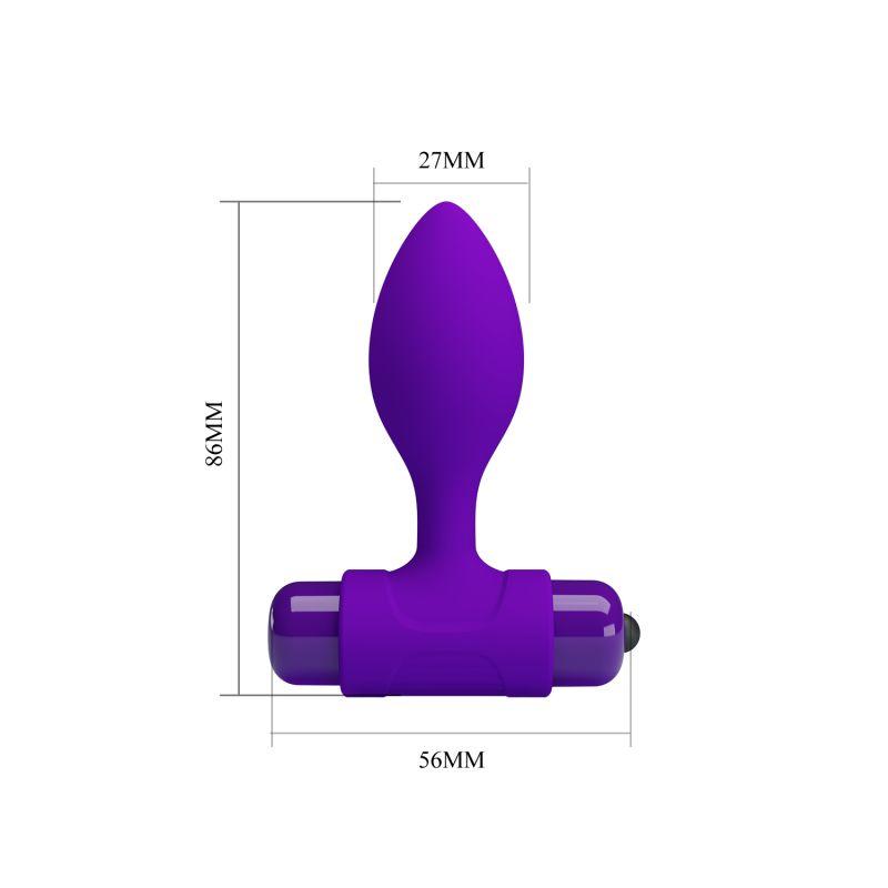 Vibra Butt Plug - Pretty Love (Purple)