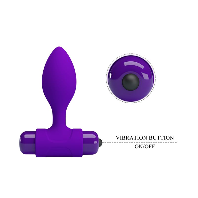 Vibra Butt Plug - Pretty Love (Purple)