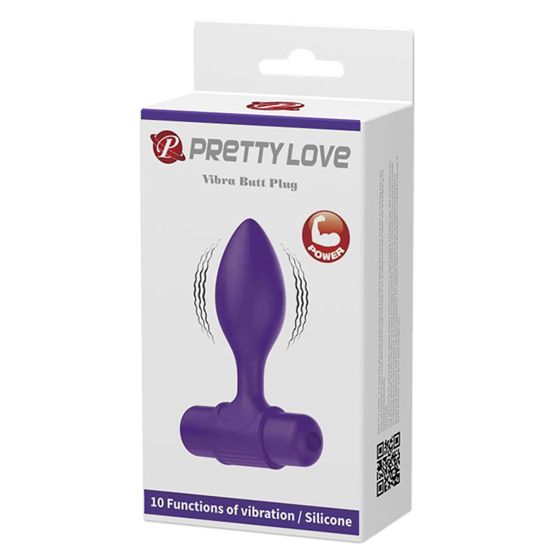 Vibra Butt Plug - Pretty Love (Purple)