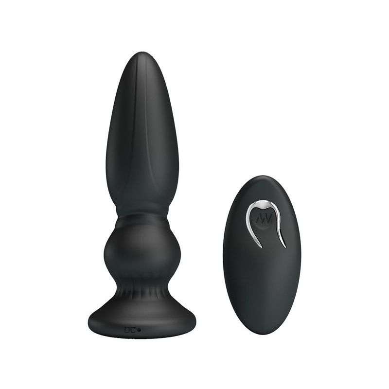 Mr. Play Powerful Vibrating Anal Plug (Black - Type B)