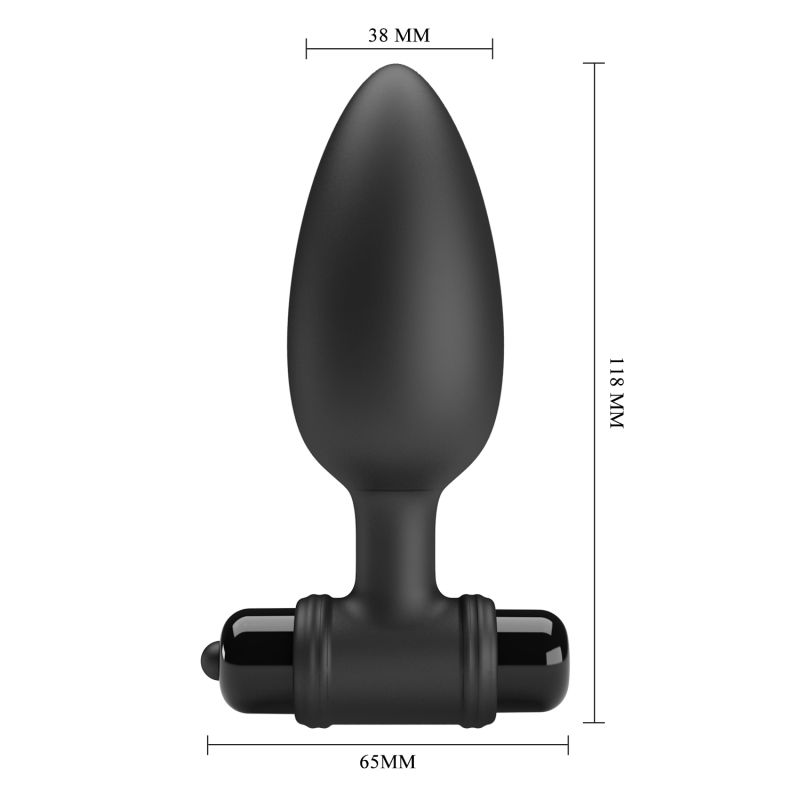 Vibra Butt Plug II - Pretty Love (Black)