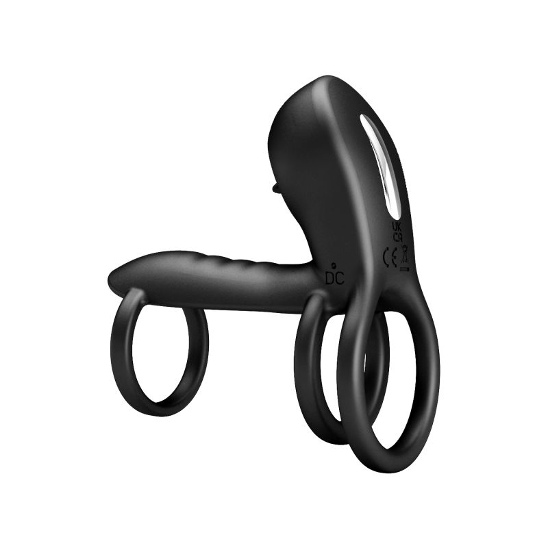 Jammy - Vibrating Penis Sling - Pretty Love (Black)