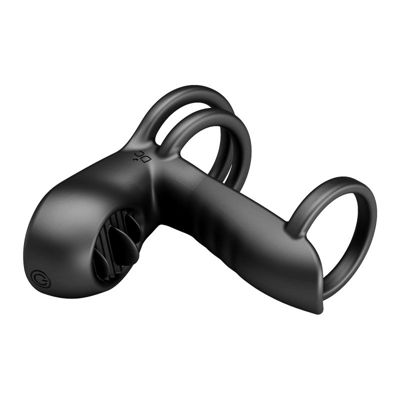 Jammy - Vibrating Penis Sling - Pretty Love (Black)