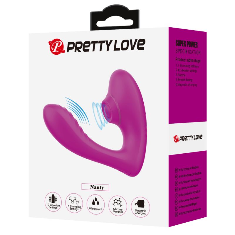 Nauty Clitoral Stimulator (Purple)
