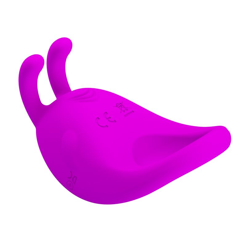 Rabbit Vibrator Cock Ring (Purple)