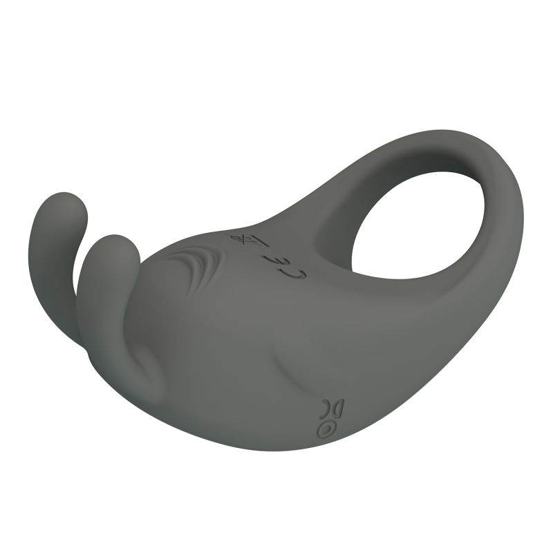 Stratus Rechargeable Cock Ring (Grey)