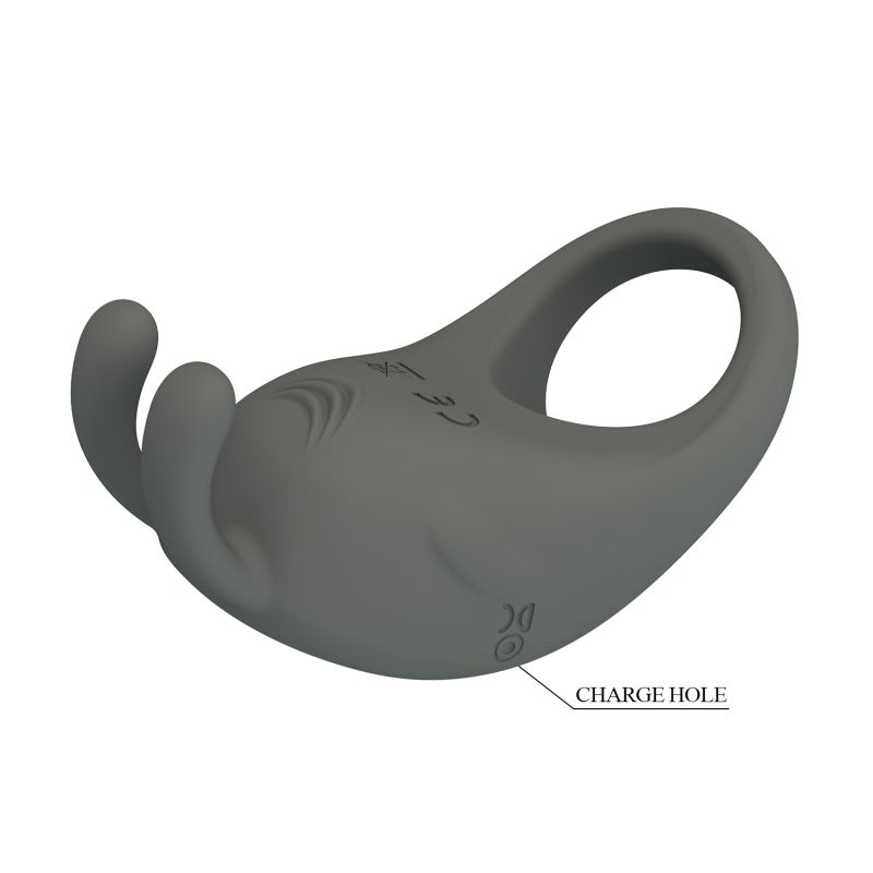 Stratus Rechargeable Cock Ring (Grey)