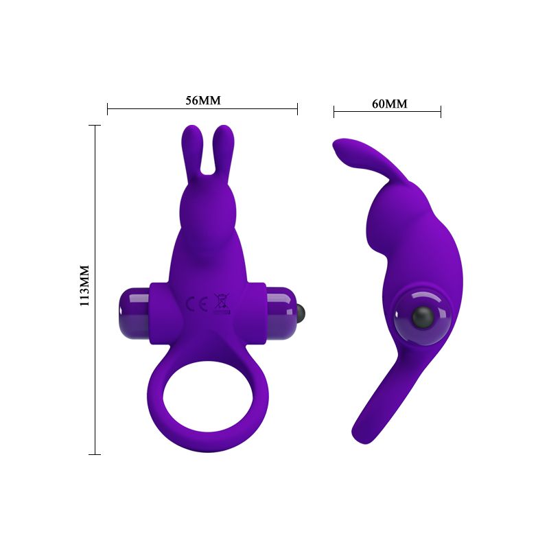 Vibrant Penis Ring I - Pretty Love (Purple)