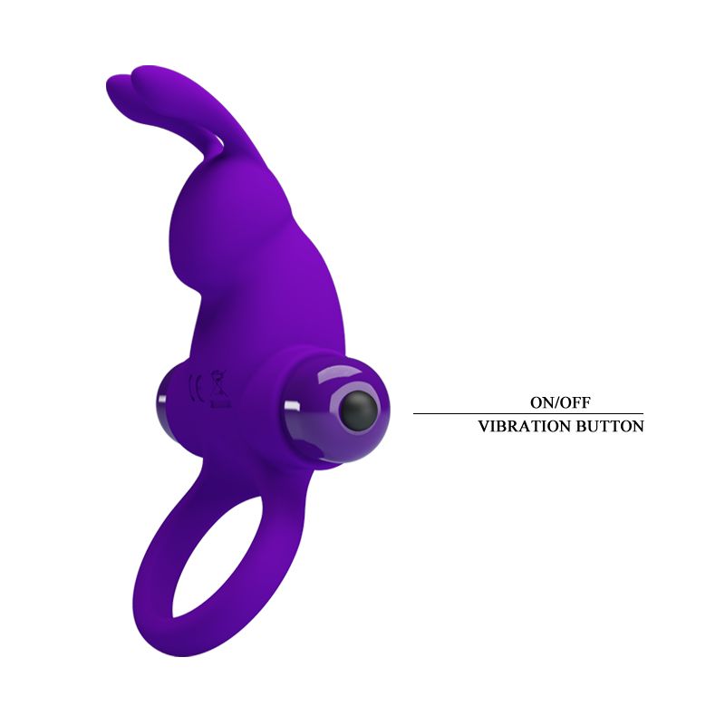 Vibrant Penis Ring I - Pretty Love (Purple)