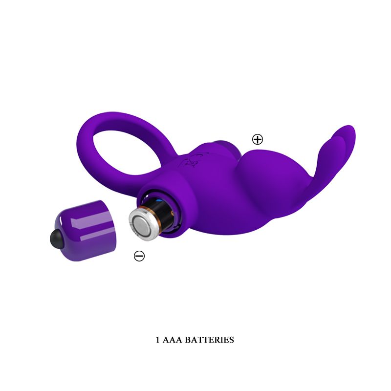 Vibrant Penis Ring I - Pretty Love (Purple)